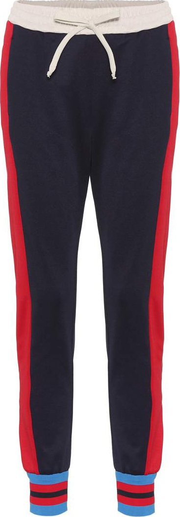 Gucci Striped cotton-blend trackpants