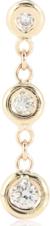 Jacquie Aiche 14kt gold and diamonds earring