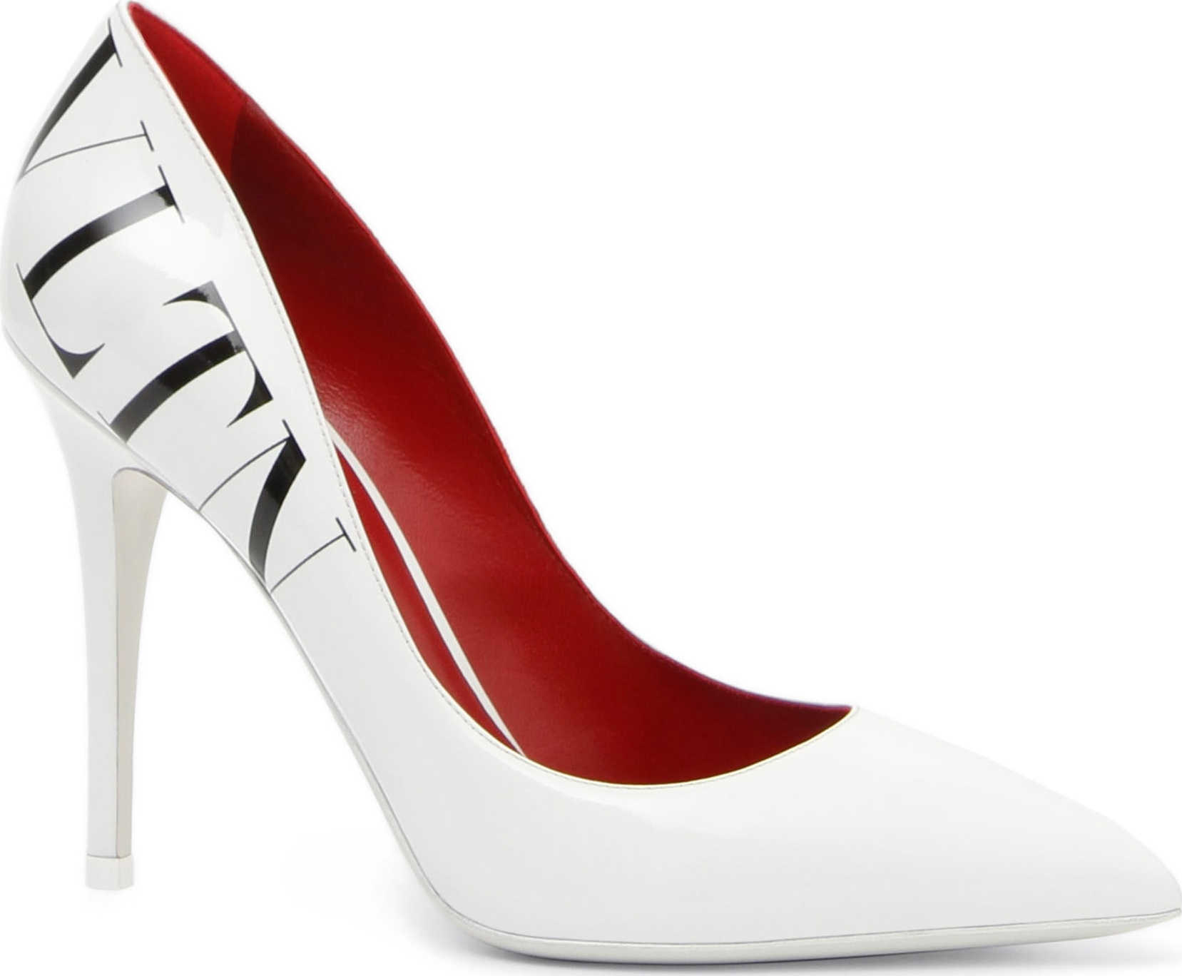 Valentino VLTN Logo Pointy Toe Pump