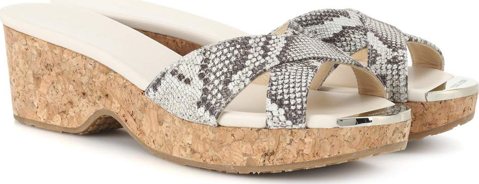 Jimmy Choo Panna leather slip-on sandals