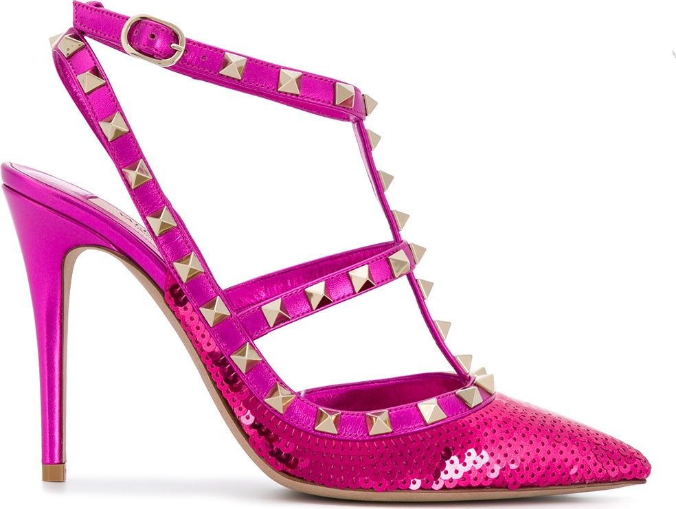 Valentino sequin Rockstud pumps