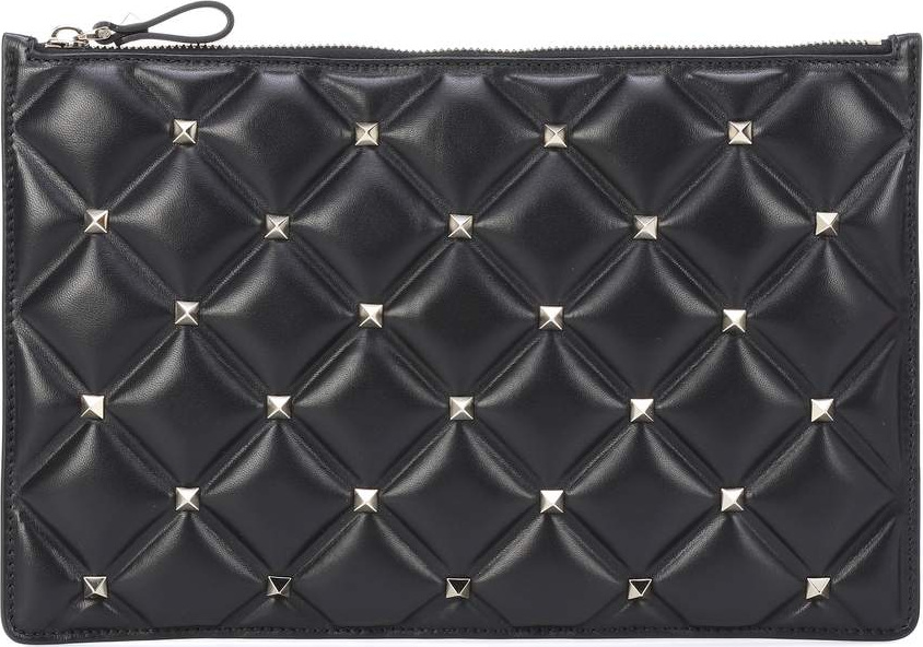 Valentino Valentino Garavani Candystud leather clutch