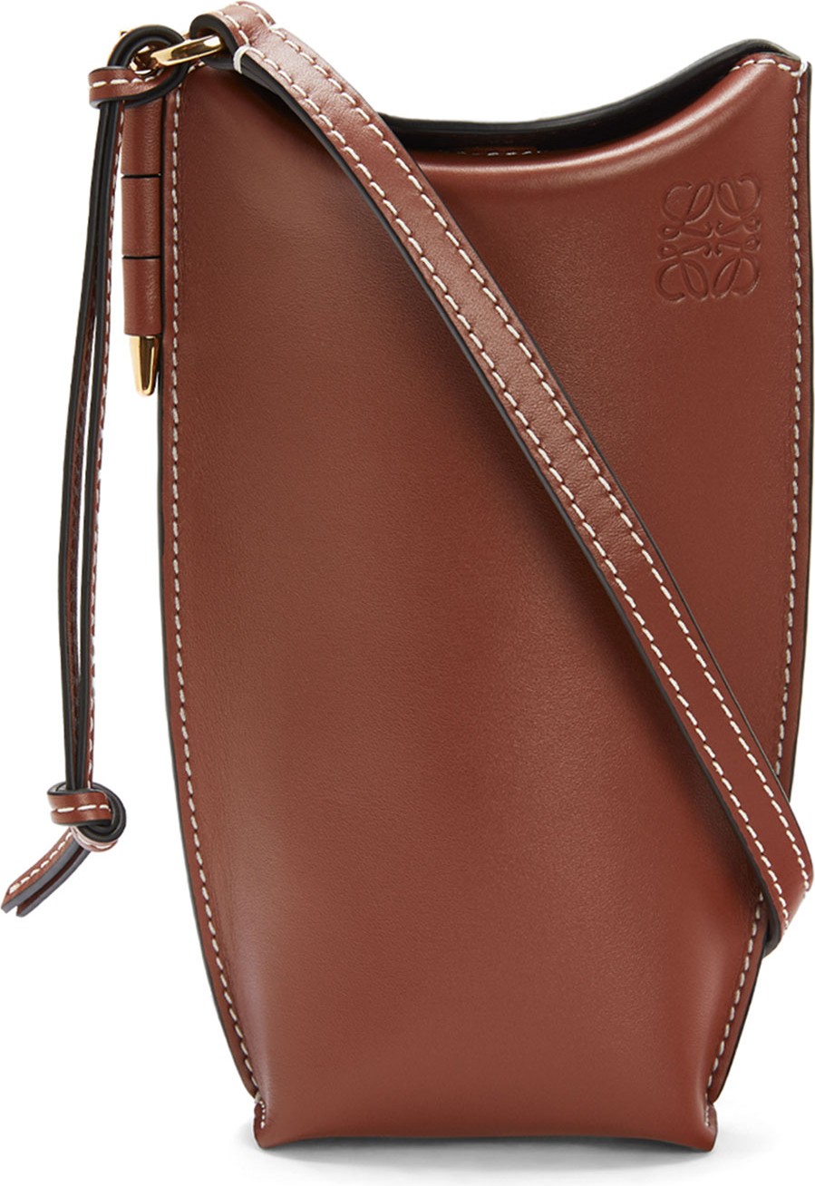 LOEWE Gate Pocket Classic Calf Leather Bucket Bag