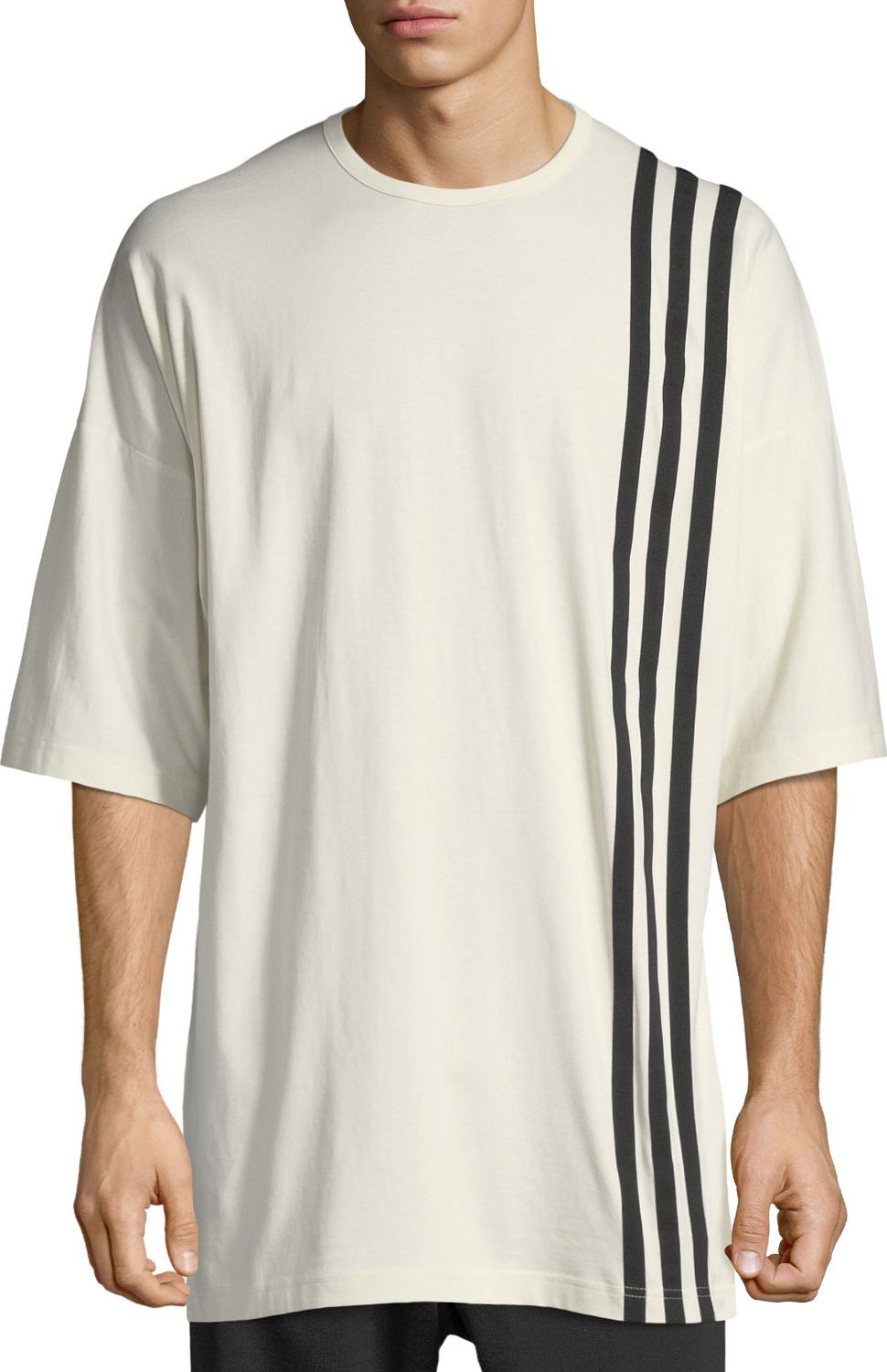 Y-3 3-Stripes T-Shirt, White/Black