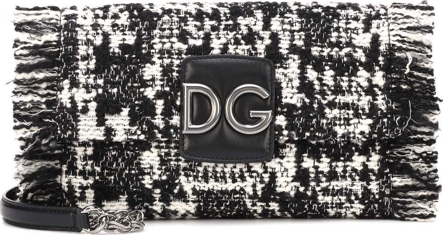 Dolce & Gabbana DG Millennials tweed shoulder bag