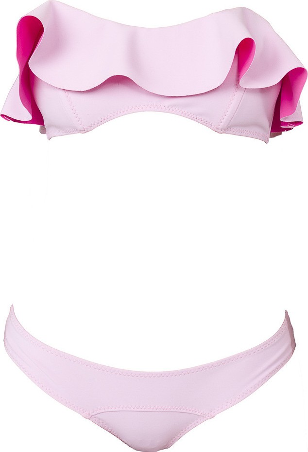 Lisa Marie Fernandez THE WEBSTER X LANE CRAWFORD 'NATALIE FLOUNCE' BIKINI