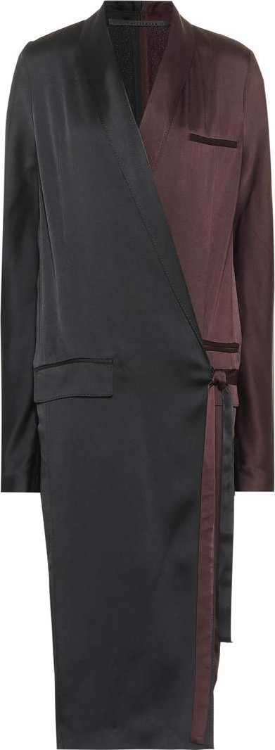Haider Ackermann Satin wrap dress