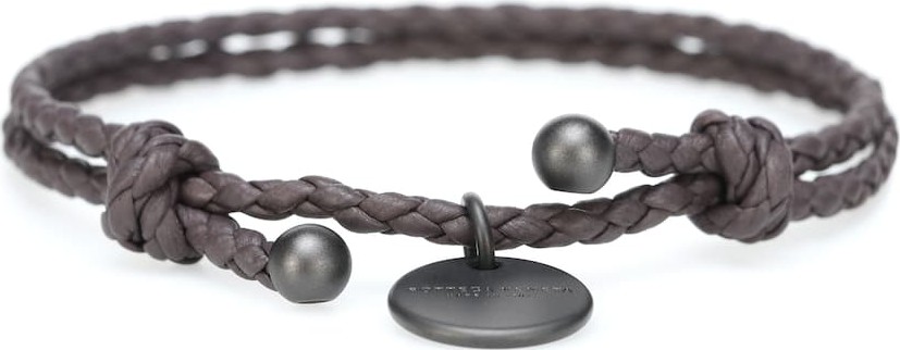 Bottega Veneta Intrecciato leather bracelet