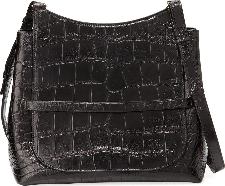 THE ROW Sideby Alligator Satchel Bag