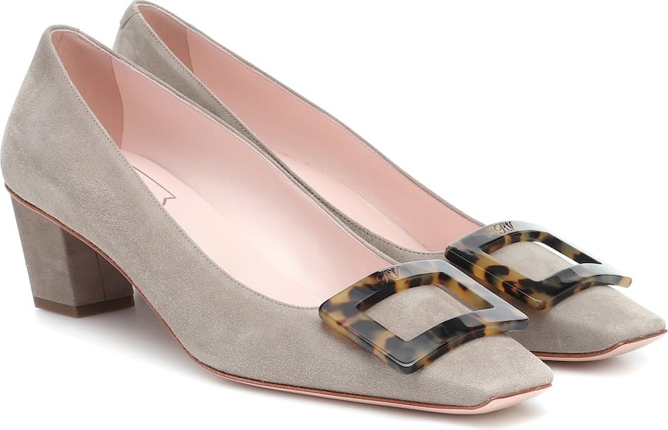 Roger Vivier Belle Vivier suede pumps