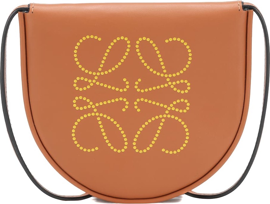 LOEWE Heel Pouch Anagram leather crossbody bag