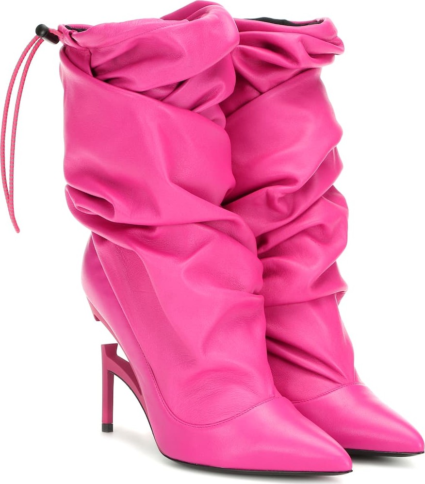 Unravel Leather ankle boots