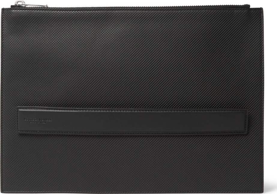 Bottega Veneta Textured-Leather Pouch