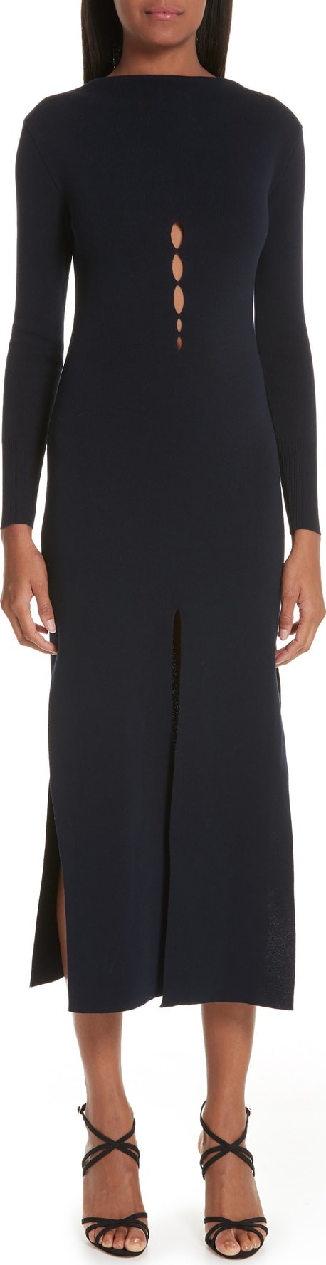 Jacquemus La Robe Douira Cutout Sweater Dress
