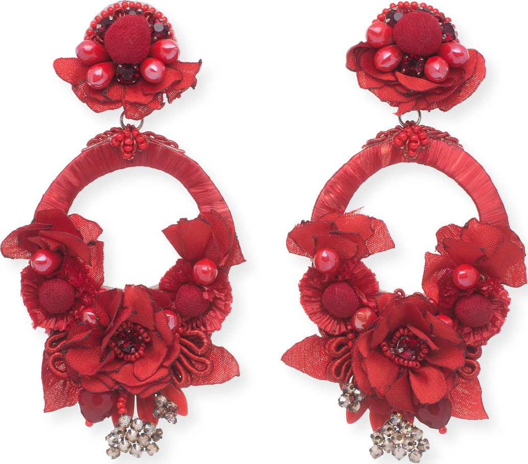 Ranjana Khan Posie Statement Earrings