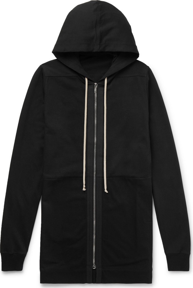 Rick Owens Cotton-Jersey Zip-Up Hoodie