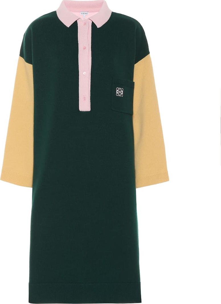 LOEWE Wool and cashmere sweater dress