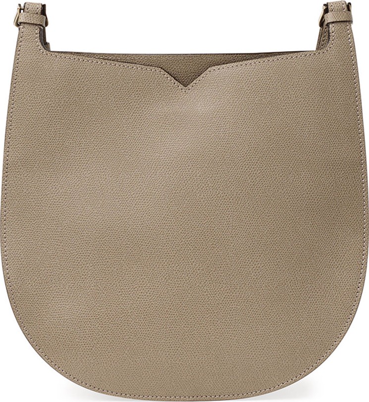 Valextra Textured Small Hobo Bag