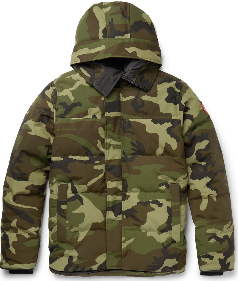 Canada Goose MacMillan Slim-Fit Camouflage-Print Quilted Shell Hooded Down Parka