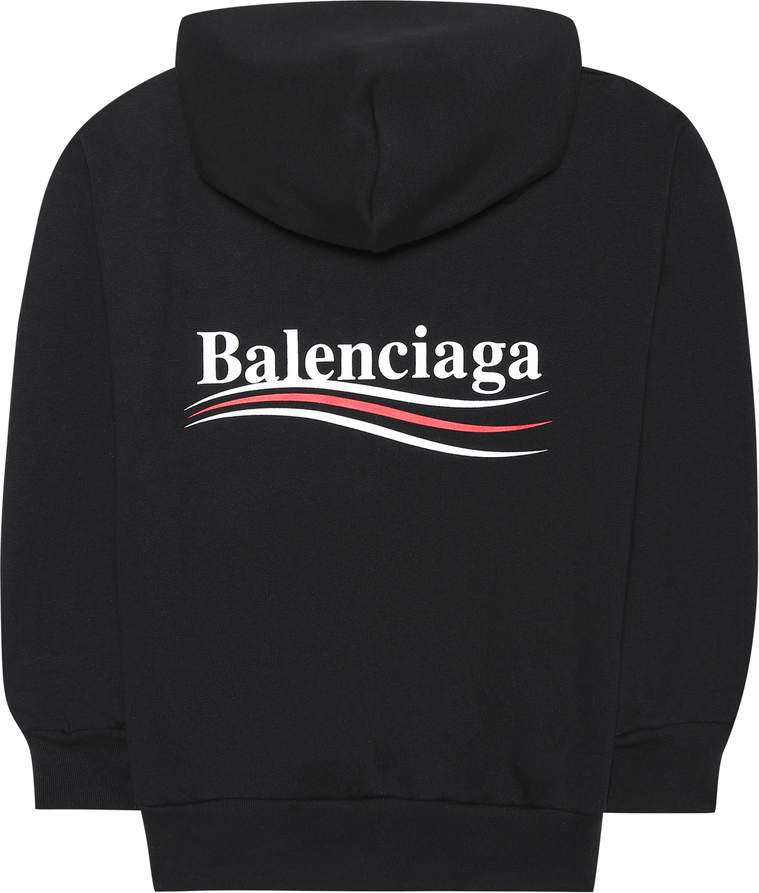 Balenciaga Printed cotton hoodie