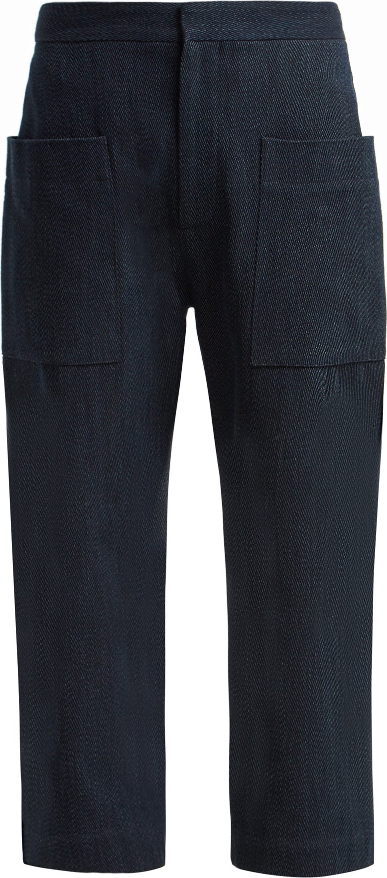 Raey Denim patch-pocket trousers