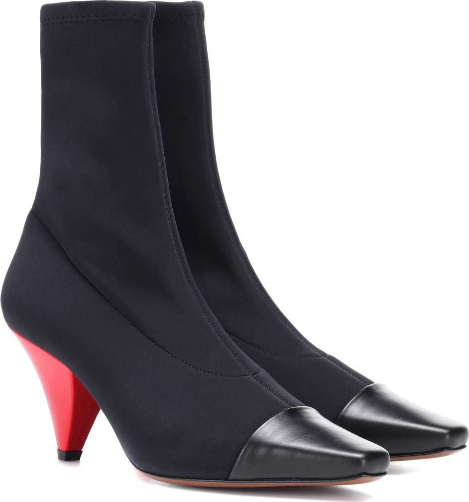 Neous Burkia leather-trimmed sock boots