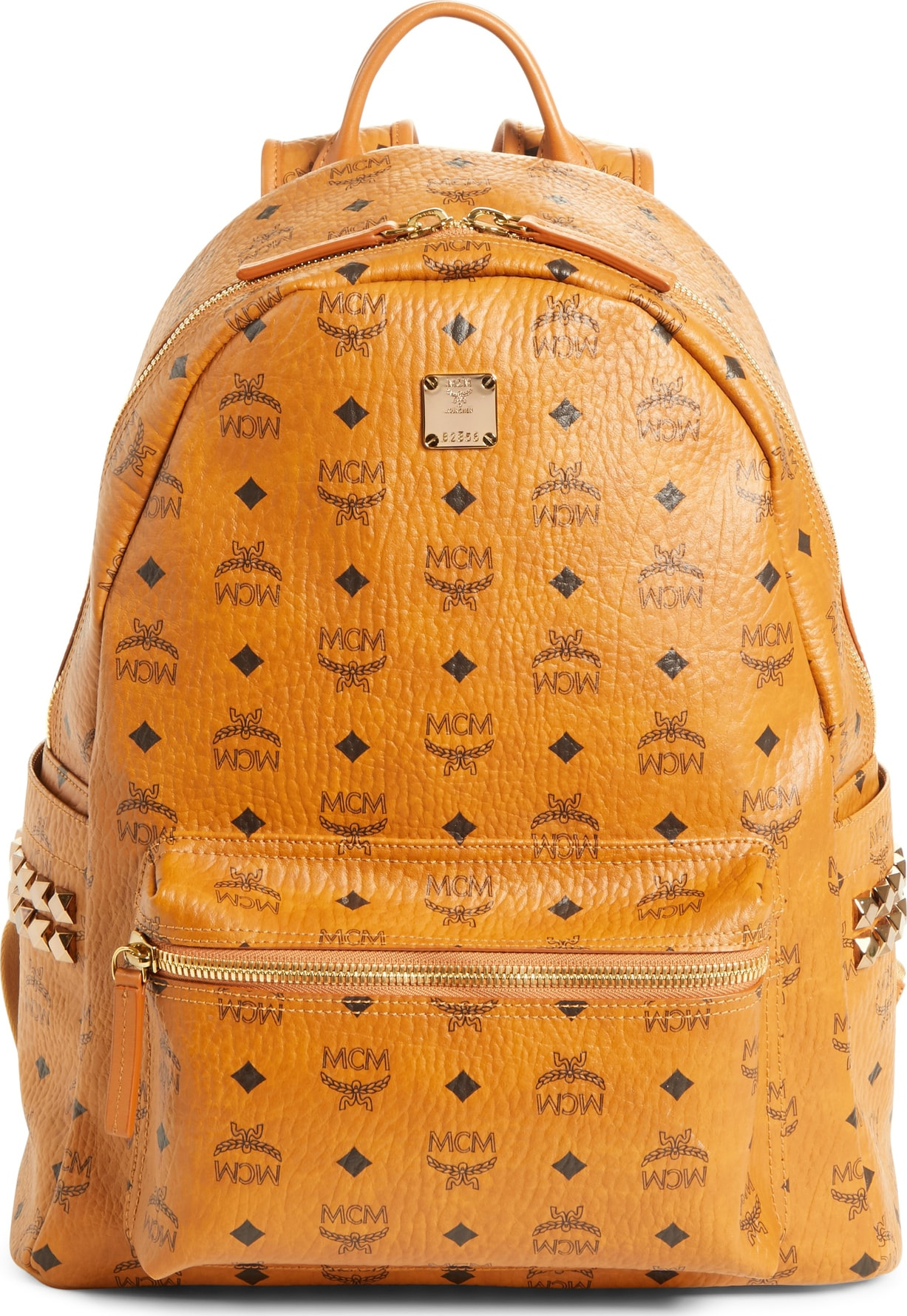 MCM Stark Stud Faux Leather Backpack