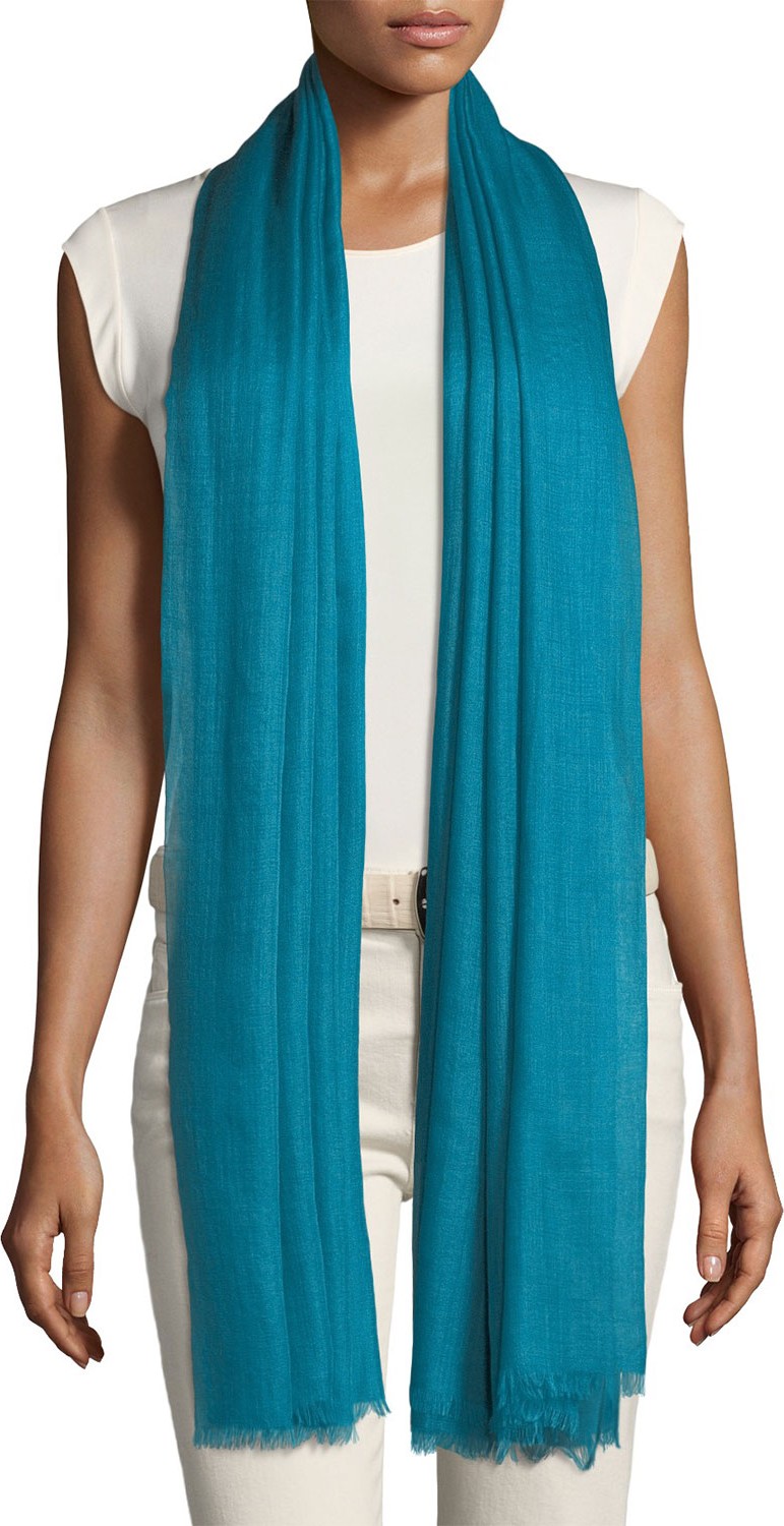 Loro Piana Fil-a-Fil Cashmere Scarf