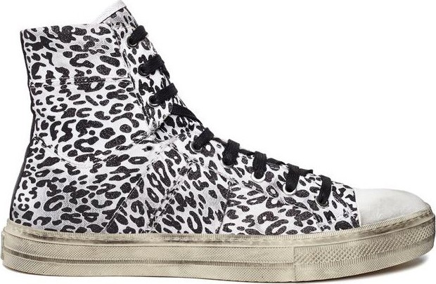 Amiri Vintage glitter leopard sneakers
