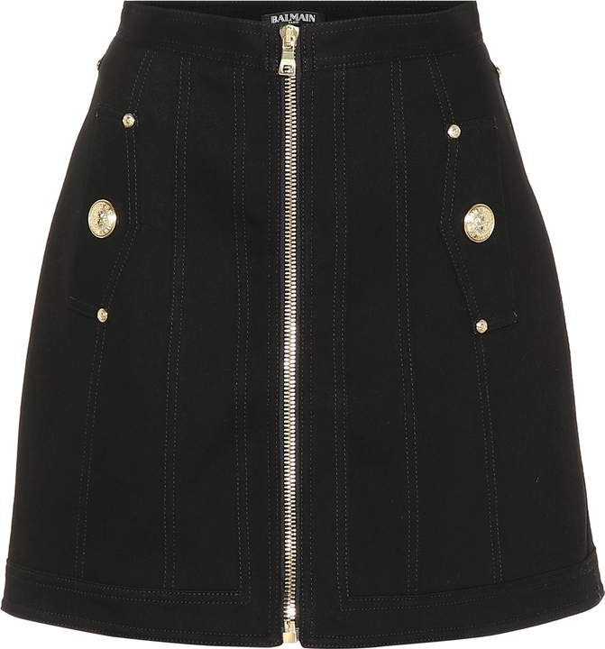 Balmain Denim miniskirt