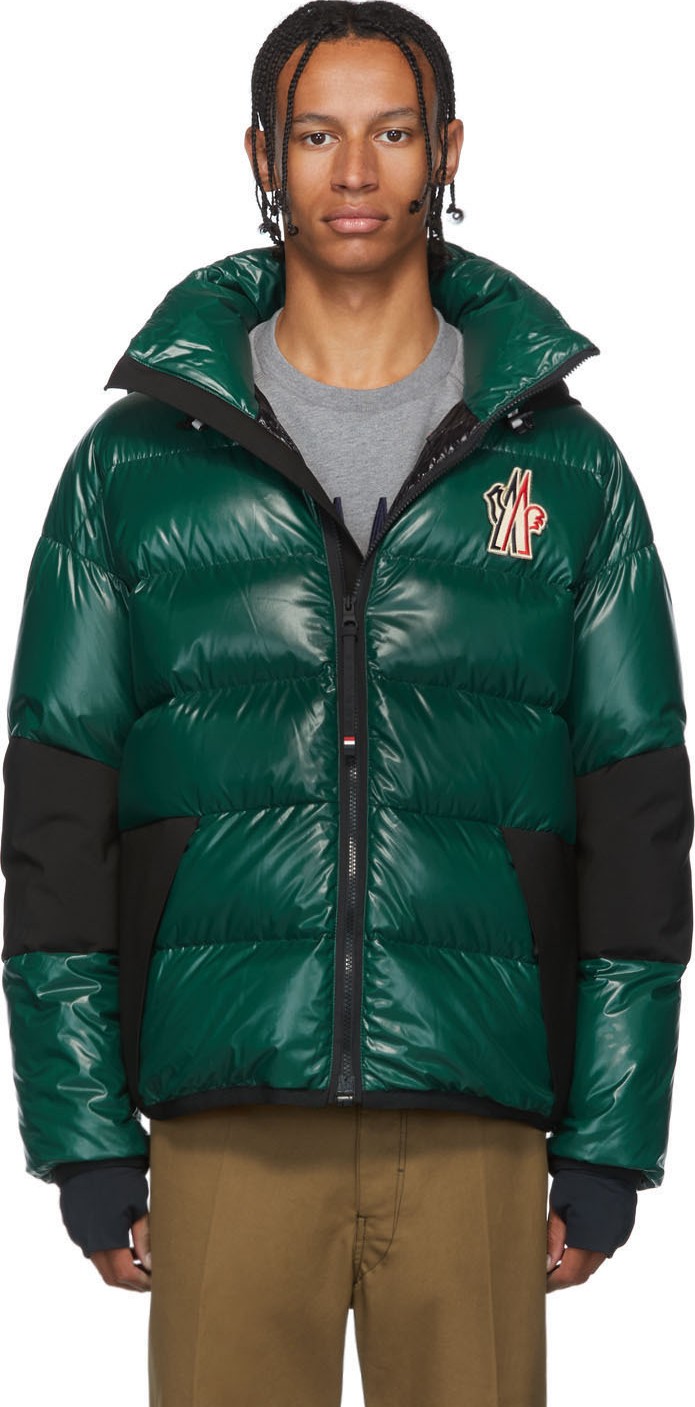 Moncler Green Down Gollinger Puffer Jacket