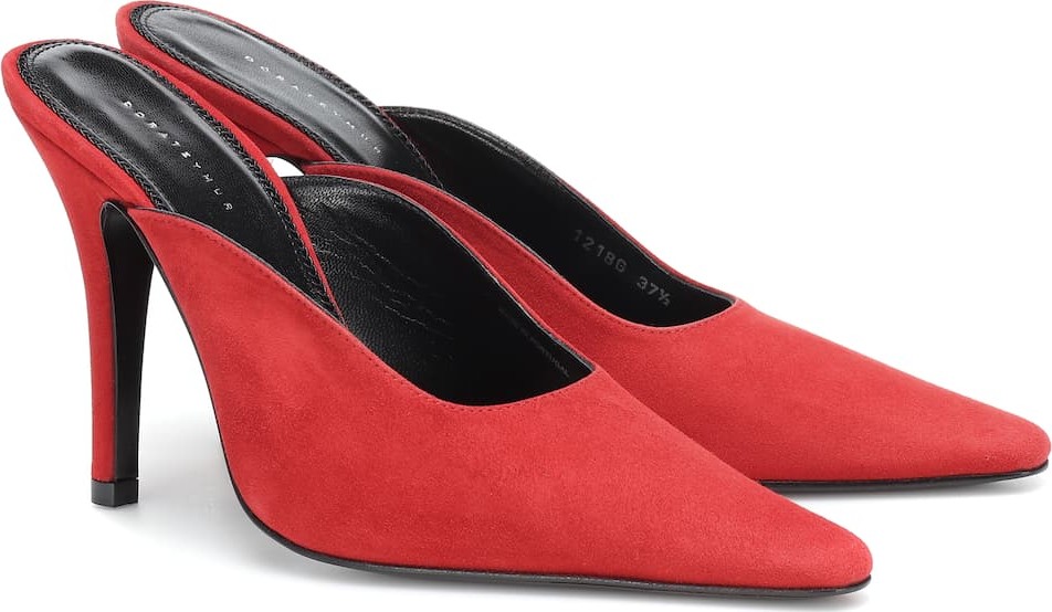 Dorateymur Groupie suede mules
