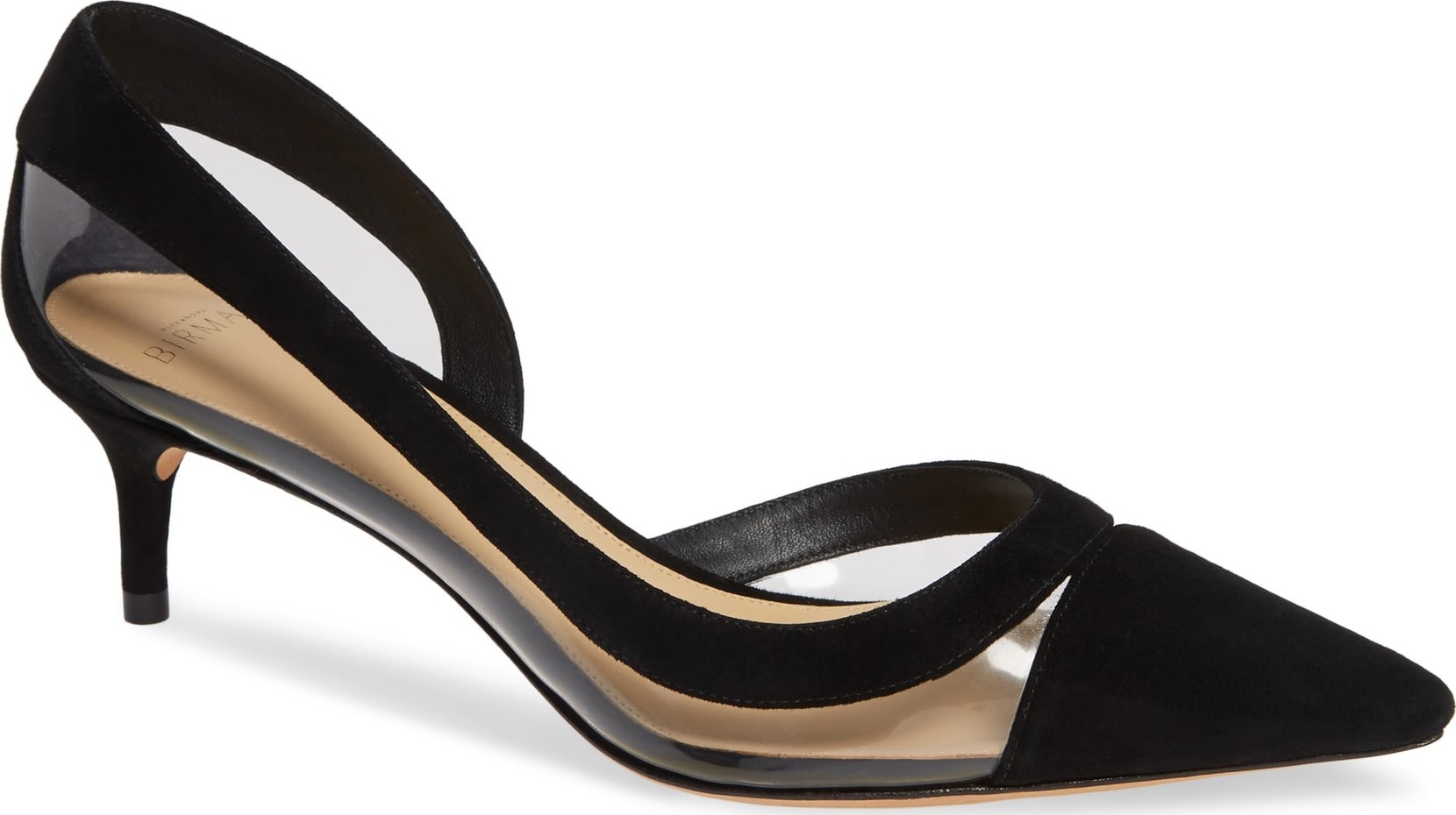 Alexandre Birman Wavee Clear Cap Toe Pump