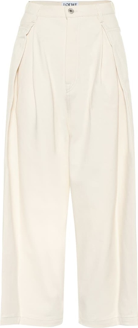 LOEWE High-rise cropped jeans