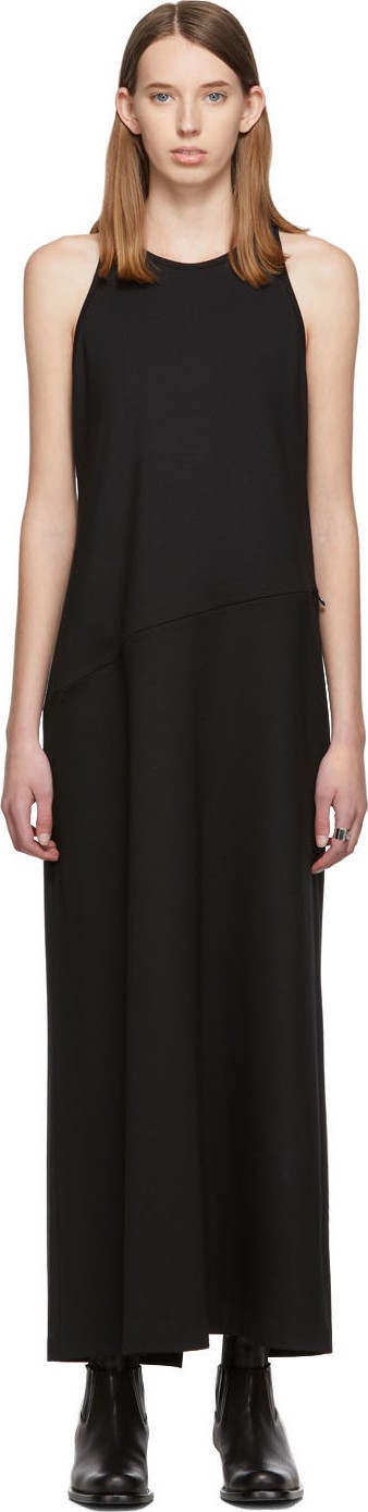 MM6 Maison Margiela Black Convertible Tank Dress