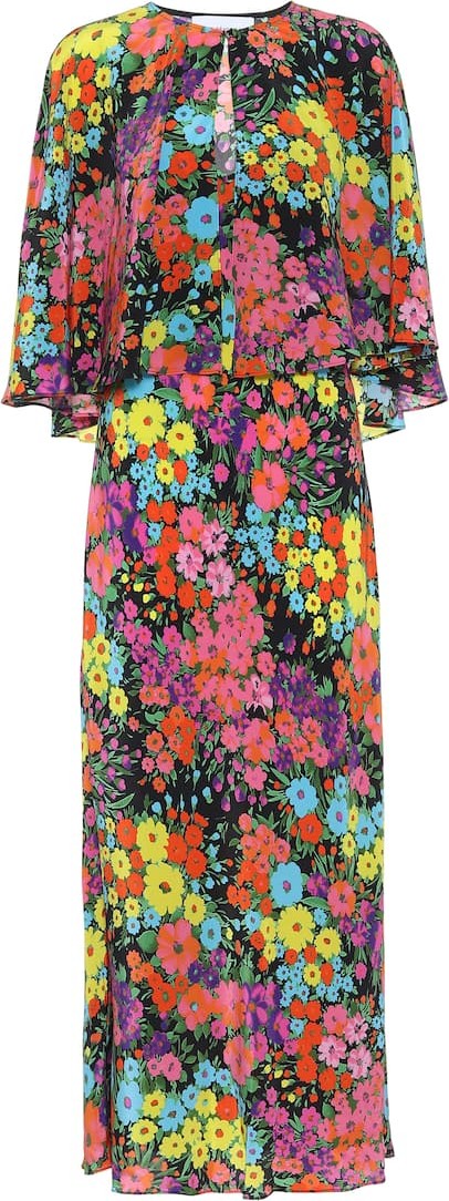 Les Rêveries Exclusive to Mytheresa – Floral silk maxi dress