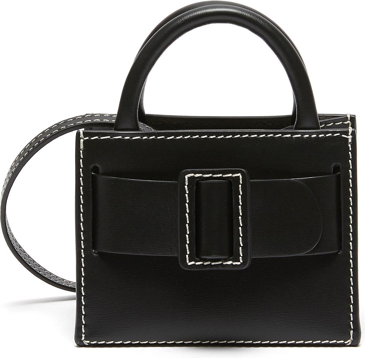 BOYY 'Bobby' Mini Buckled Leather Satchel