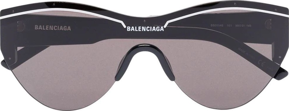 Balenciaga Round logo sunglasses