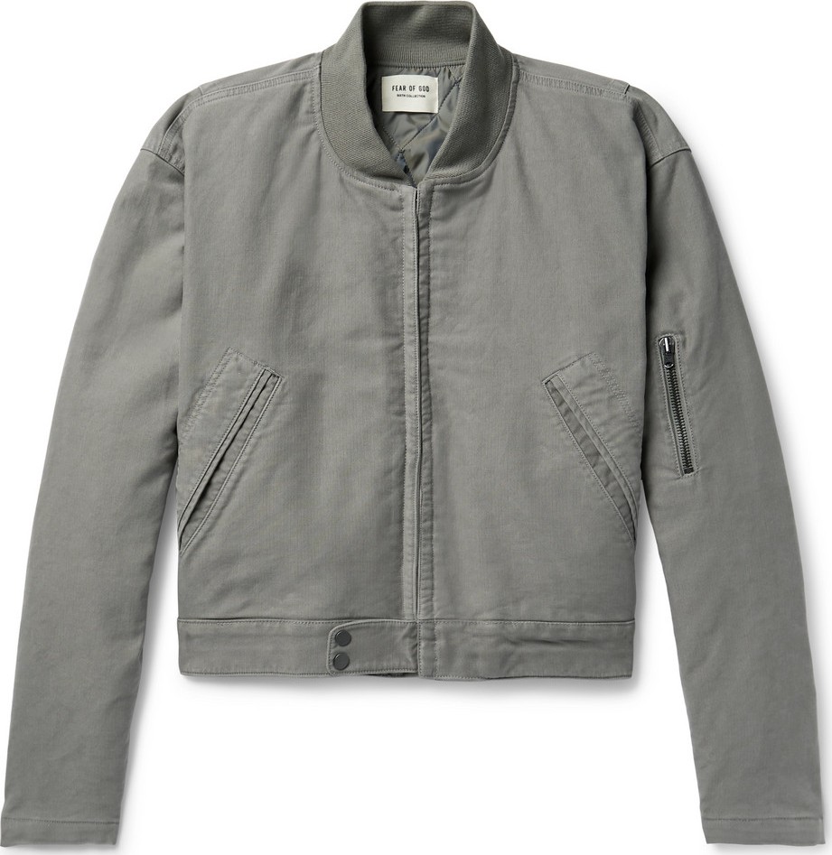 Fear of God Logo-Appliquéd Cotton-Corduroy Jacket