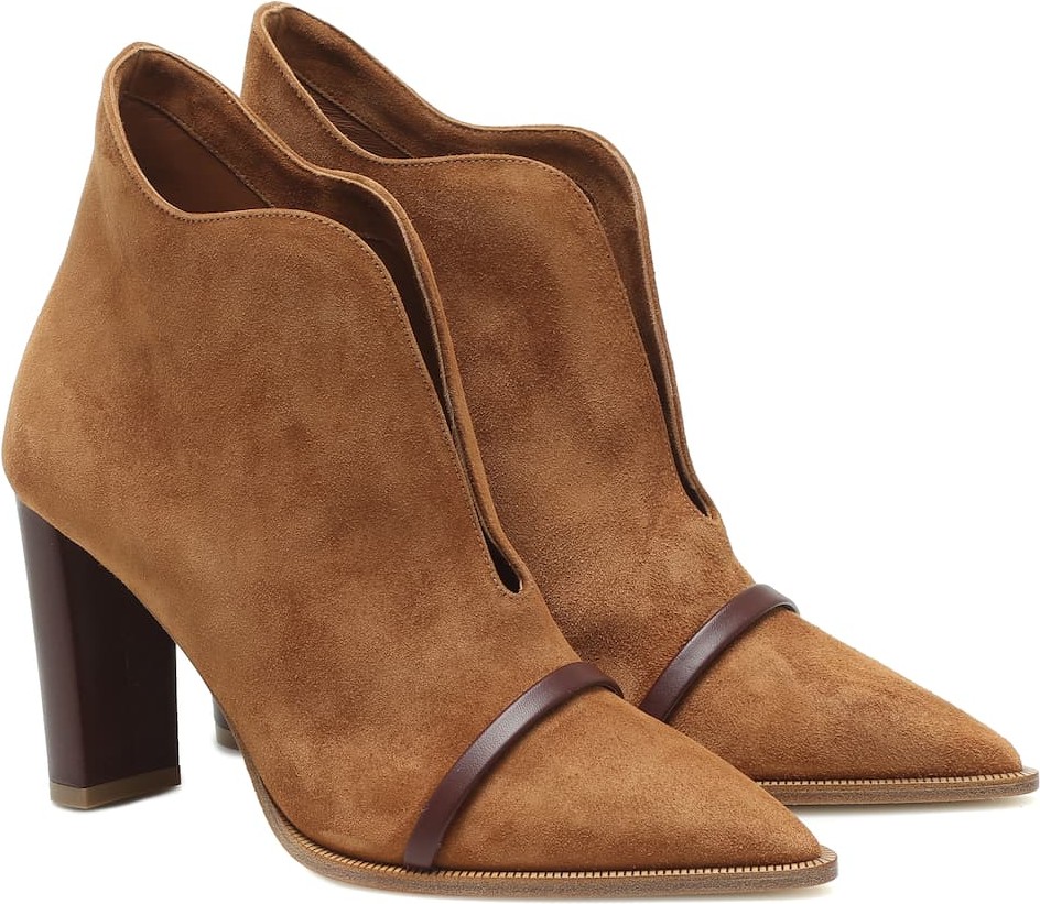 Malone Souliers Clara 85 suede ankle boots