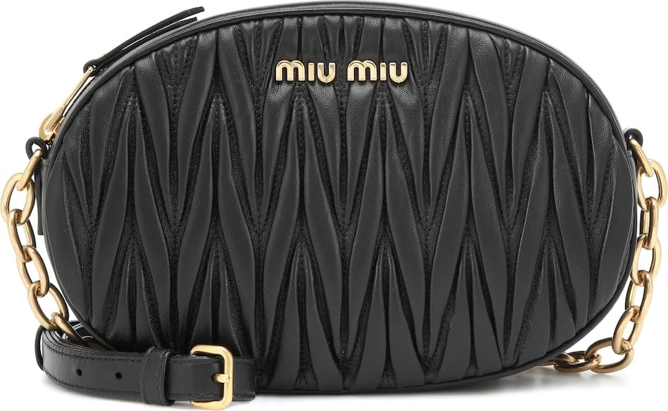 Miu Miu Matelassé leather shoulder bag