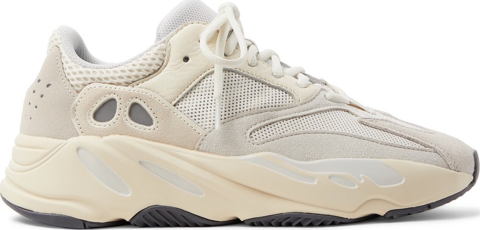 Adidas Originals Yeezy Boost 700 Suede, Leather and Mesh Sneakers