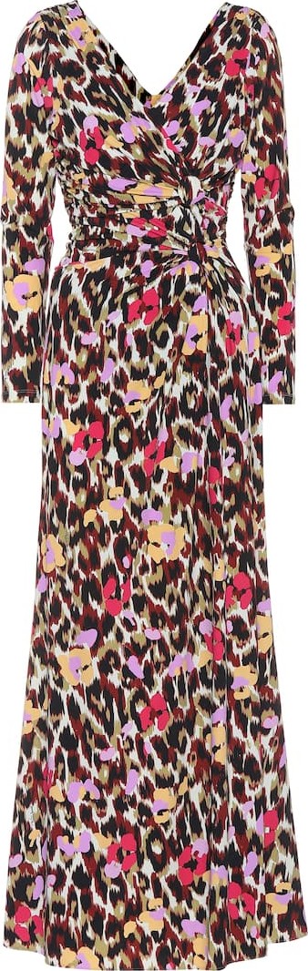 Roberto Cavalli Printed stretch jersey dress