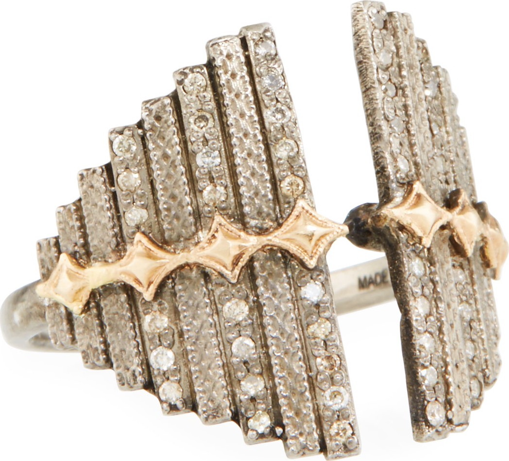 Armenta New World Diamond Crivelli Bar Ring