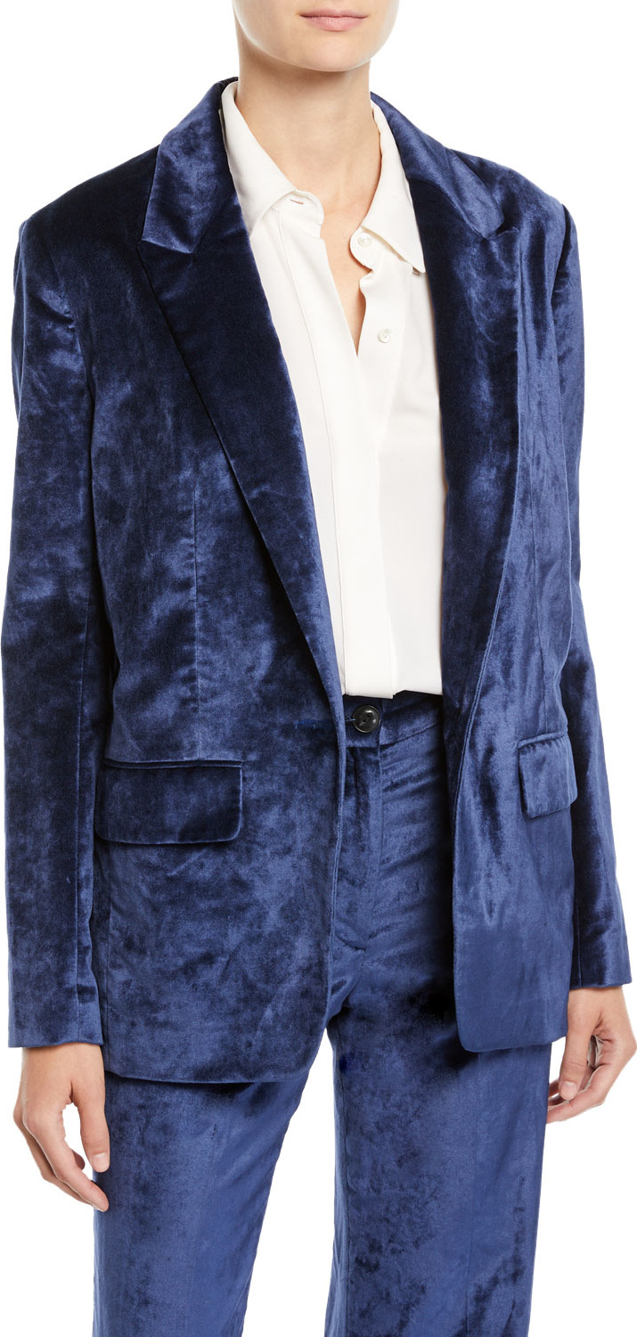 Rag & Bone Monty Oversized Velvet Blazer