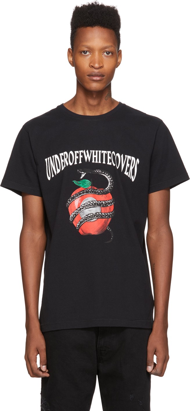 Off White Black Undercover Edition Apple T-Shirt