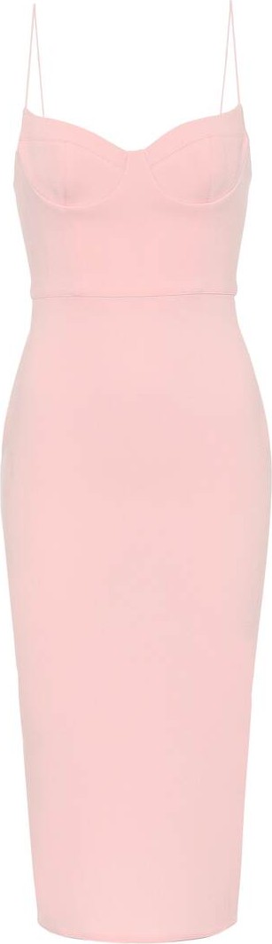 Alex Perry Avery stretch-crêpe midi dress