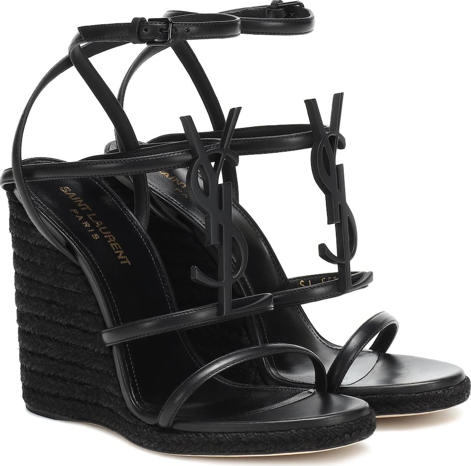Saint Laurent Cassandra 115 wedge sandals