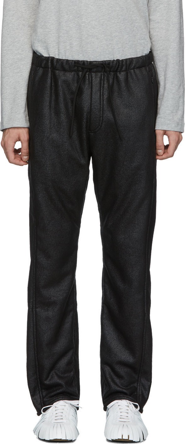 Needles Black Synthetic Mouton Lounge Pants