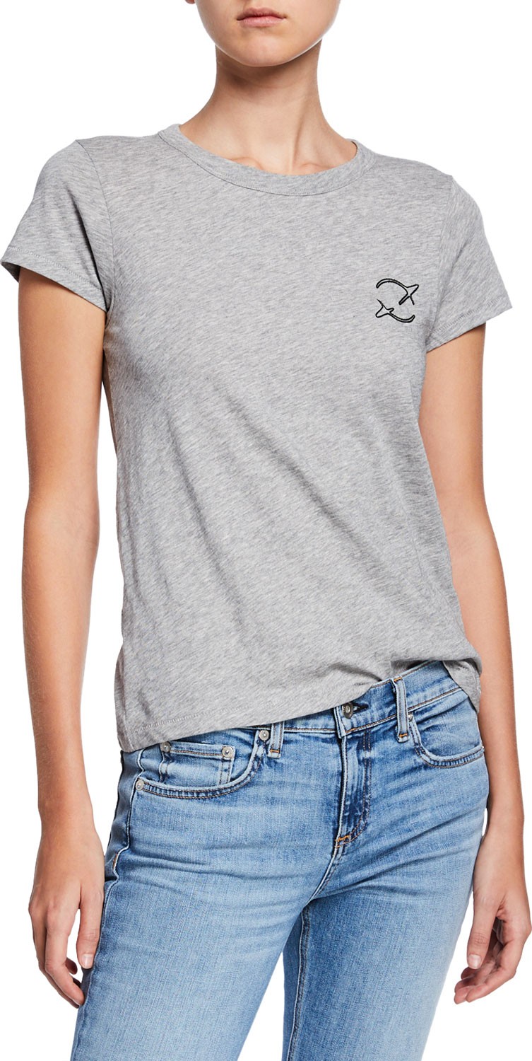 Rag & Bone Planet Cotton Crewneck Tee